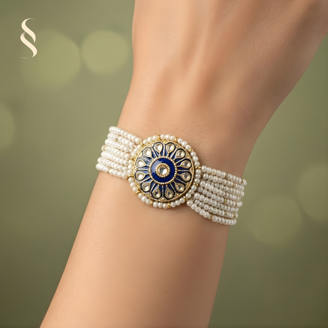 Neel Sutra Pearl Bracelet