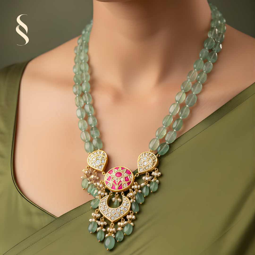 Elina Emerald Necklace