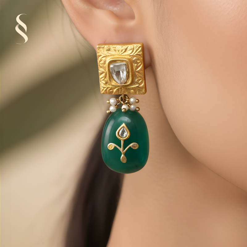 Emerald Polki Frame