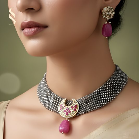 Anvesha Ruby Choker
