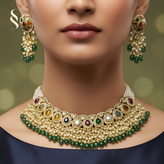 Samriddhi Polki Necklace Set