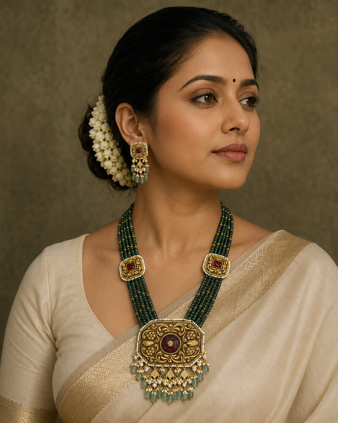 Manikya Vana Rajsi Haar Set