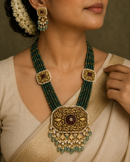 Manikya Vana Rajsi Haar Set
