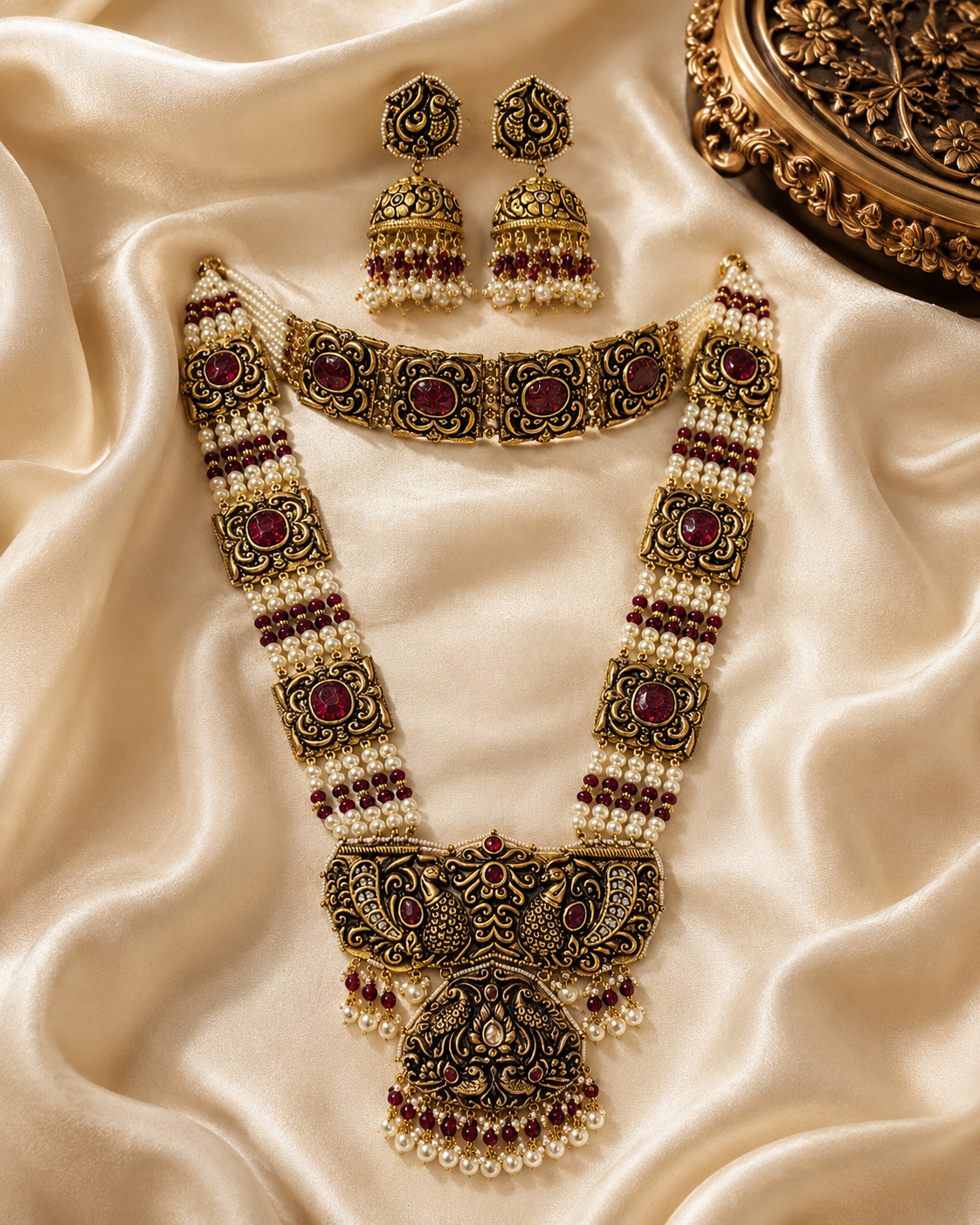 Mayurangana Manikya Heritage Haar Set
