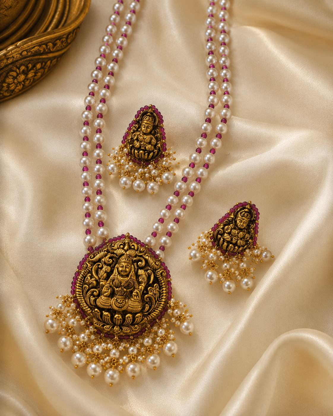 Manikya Mahalakshmi Haar Set