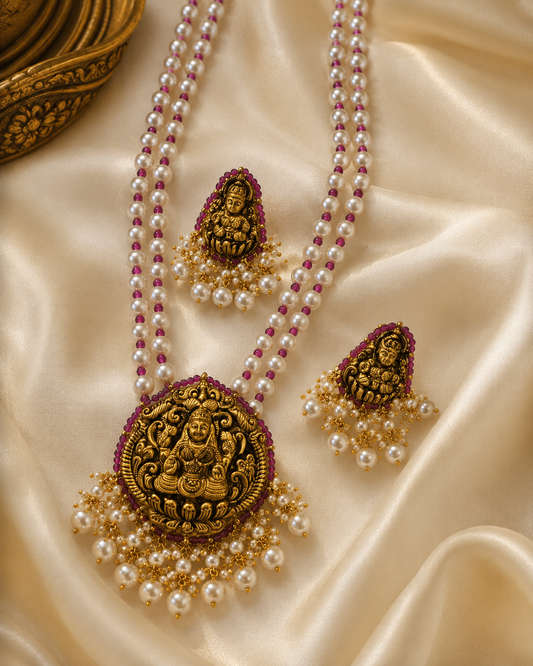 Manikya Mahalakshmi Haar Set