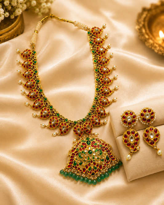 Aamrapali Ratna Mango Haar Set
