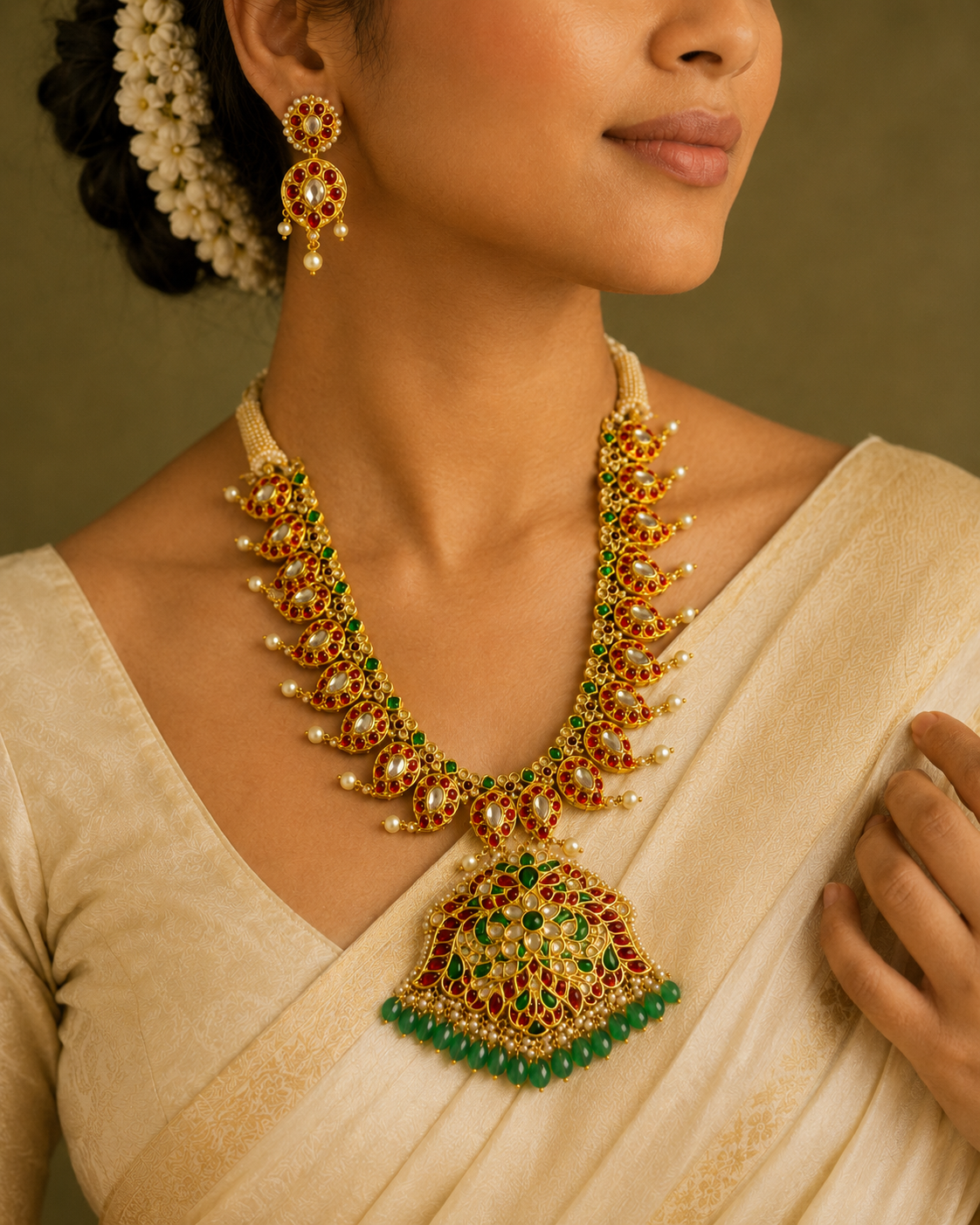 Aamrapali Ratna Mango Haar Set