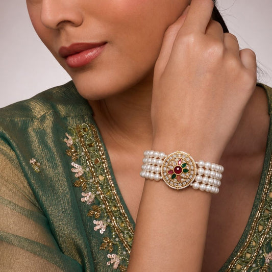 Manjusha Pearl Bracelet